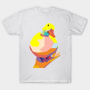 Duck on Palm Meme T-Shirt